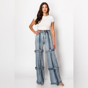 Fashion Nova Running It Up Stretch Straight Leg Jeans